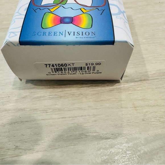 ICU Eyewear Kids Screen Vision Blue Light Filtering Oval Glasses Purple - Picture 16 of 16